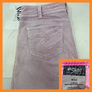 Silver Jeans Co Suki‎ Capri Womens Size 32 Lilac Jeans